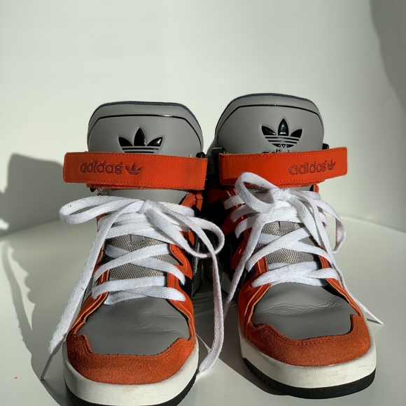 2021 Adidas MC-X1 Grey/Orange-Black M18394, size 9.5. - Picture 5 of 9